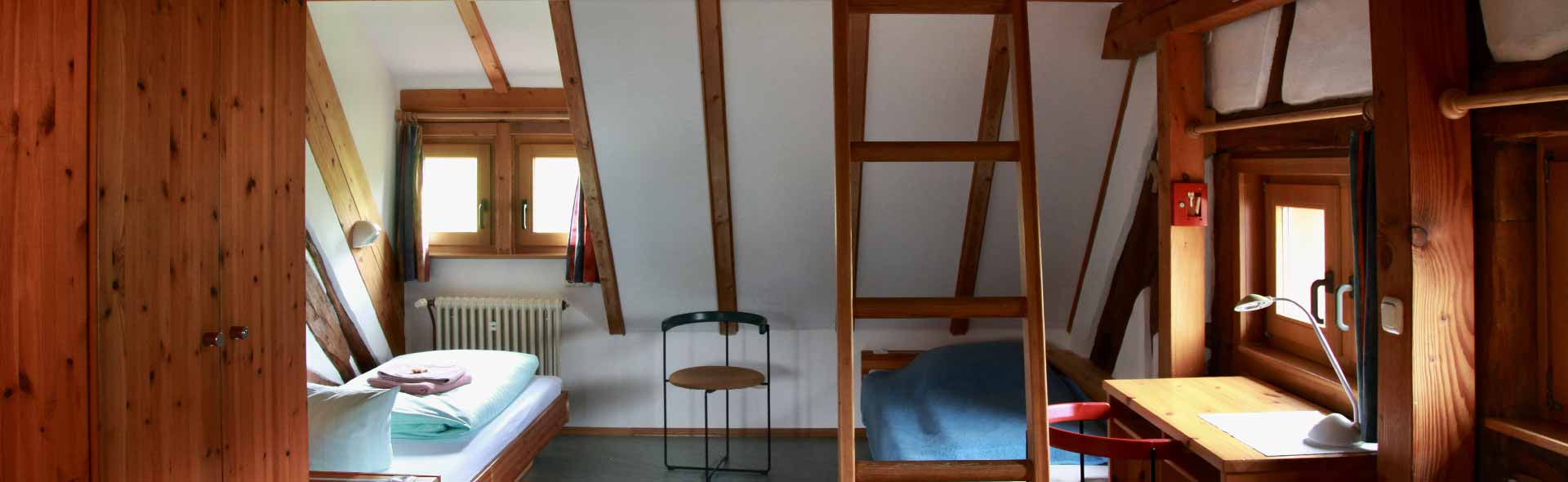 Begegnungszentrum REZ: Schlafzimmer im Gästehaus
